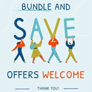 Bundle and Save! Offers Welcome!